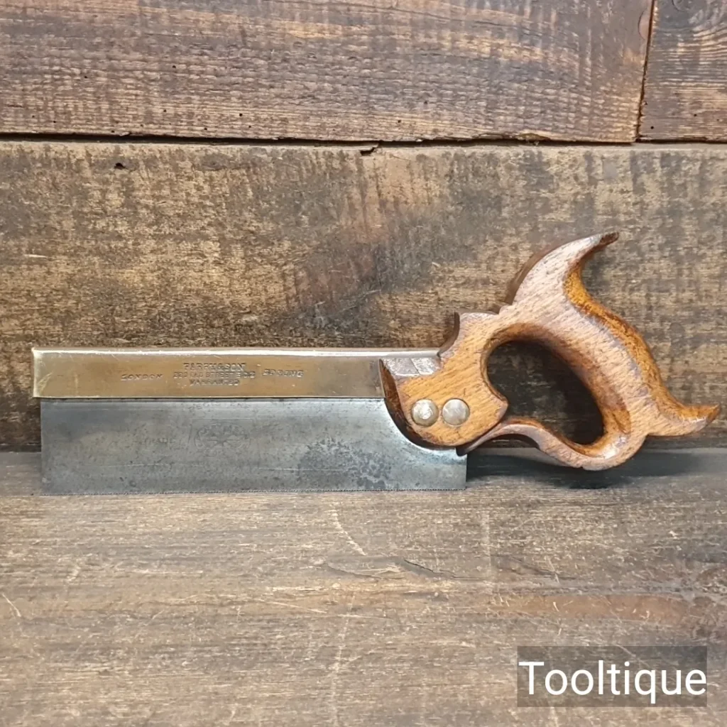 Vintage 8” Parry & Son London 20 TPI Dovetail Saw - Sharpened RIP Refurbished
