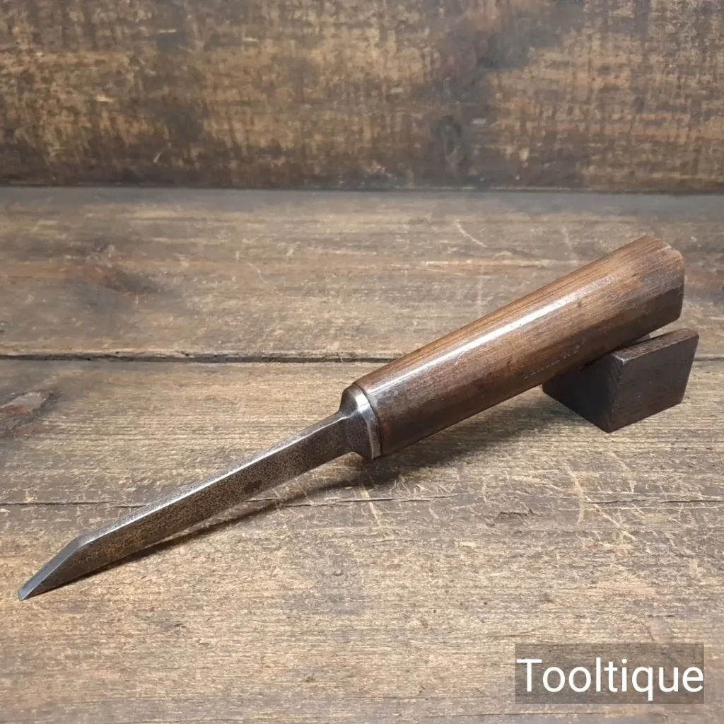 Antique 7/32” Carpenter’s Pigsticker Mortice Chisel - Refurbished Ready To Use