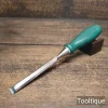 Vintage ½” Marples M373 Shatterproof Green Handled Bevel Edge Chisel - Refurbished