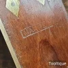 Crisp Vintage 12” Marples Mahogany & Brass Carpenters Square - Good Condition