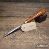 Vintage ½” Ward & Payne Addis Woodcarving Flat Rounded Edge Chisel - Refurbished