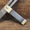 Vintage 7.5” Rosewood & Brass Carpenters Sliding Bevel - Refurbished
