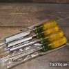 Crisp Scarce Vintage I. Sorby Mr Punch Carpenters Bevel Edge Chisels - Shatterproof