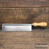 Vintage 8” Steel Back Cross Cut Gents Saw 10 TPI - Sharpened Ready To Use