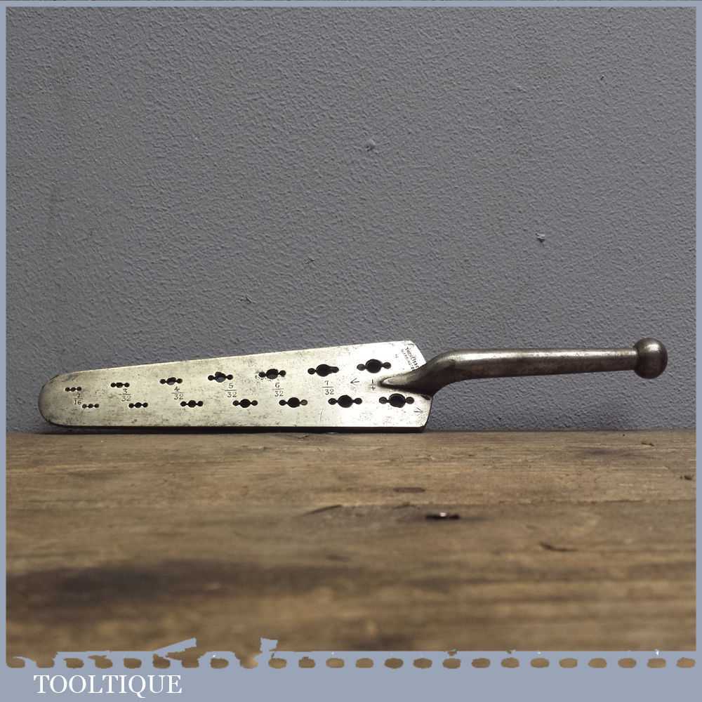 Antique 19th Century Thewlis & Co Screw Thread Gauge – Clock Makers Tool