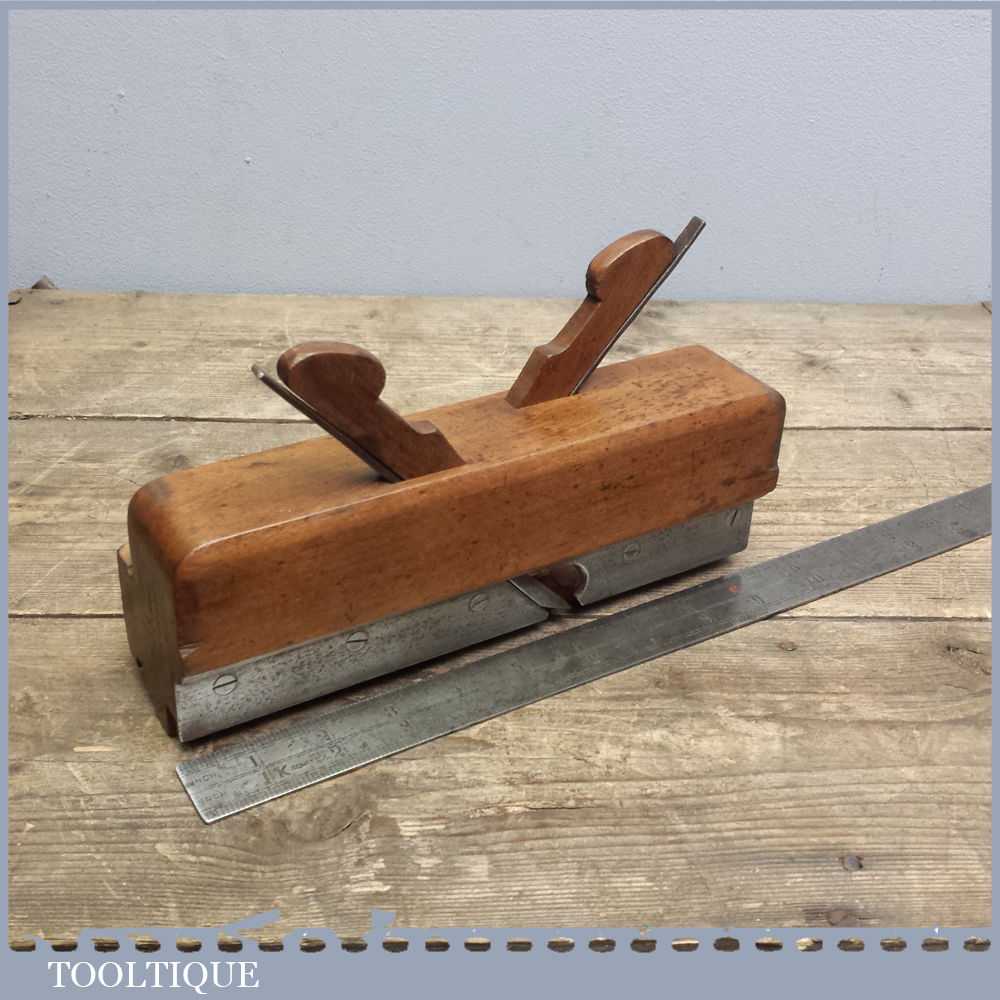 Antique Combination 3/8″ Tongue & Groove Moulding Plane by Buck London