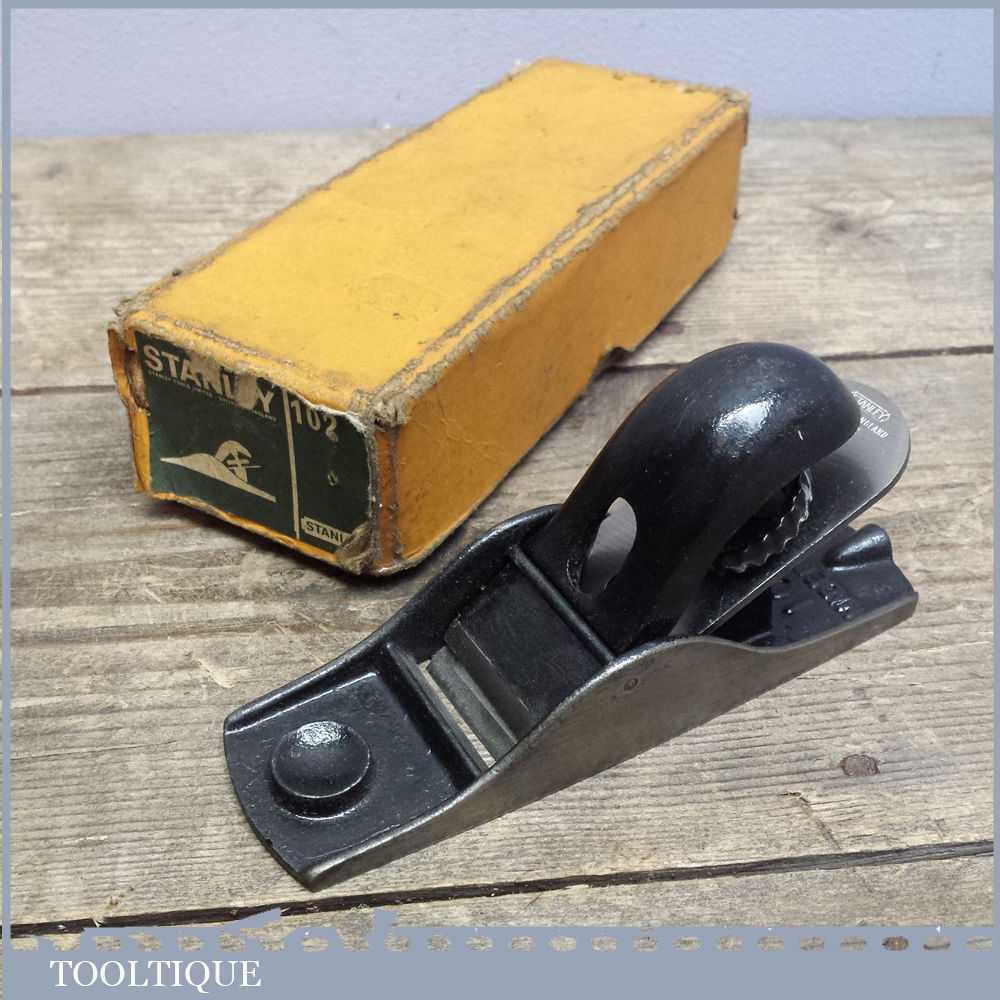 Good Boxed Stanley No: 102 Block Plane – Nice Woodworkers Tool