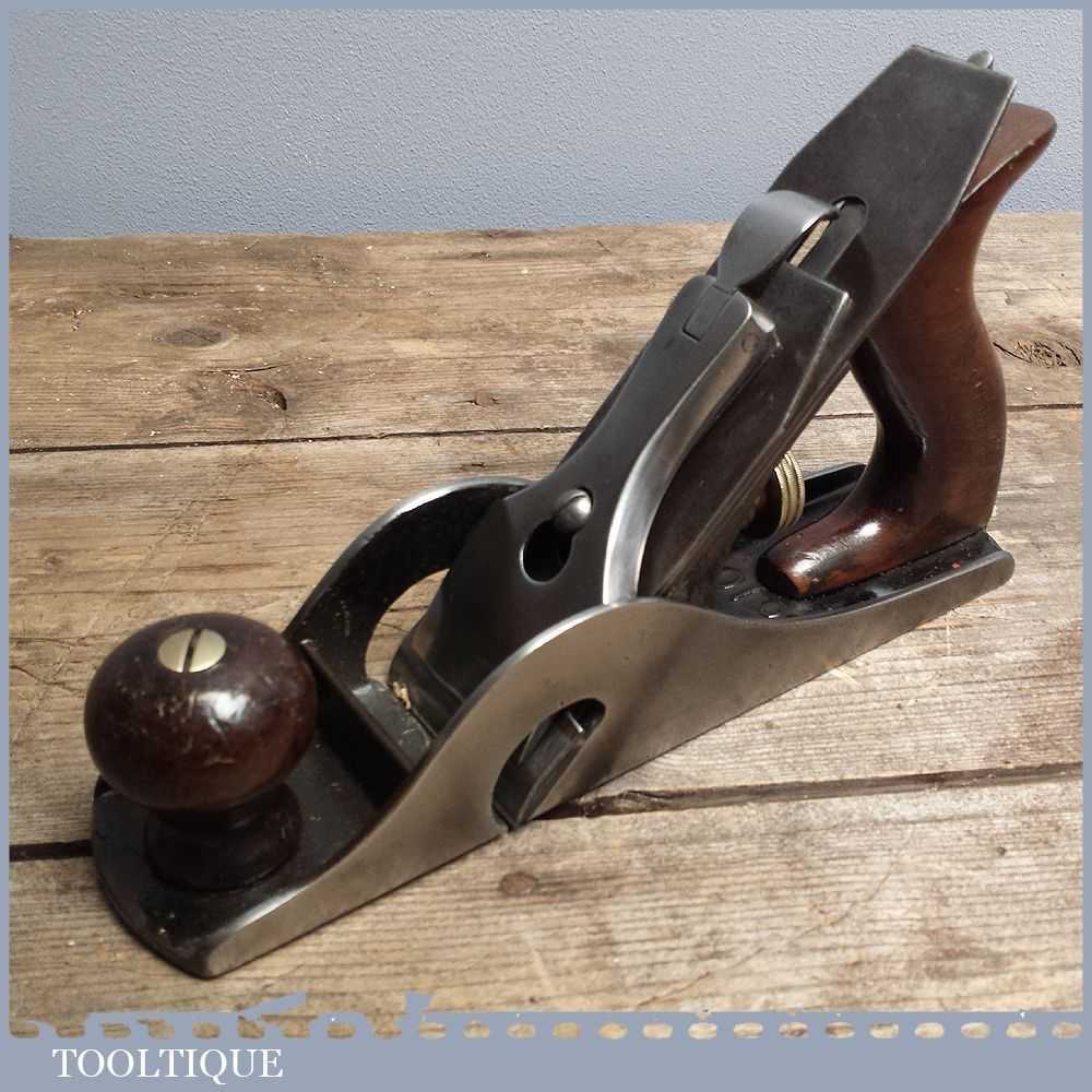 Good Old Vintage Early Stanley Low Knob 10 1/2 Carriage Makers Rabbet Plane