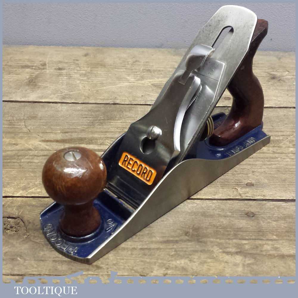 Good Record No: 04 Smoothing Plane – Fully Refurbished – Made In England