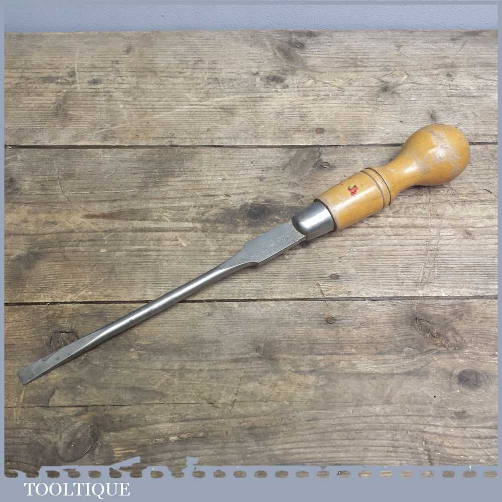 Good Vintage Hale Bros Cabinet Makers Wooden Handled 15″ Turnscrew Screwdriver