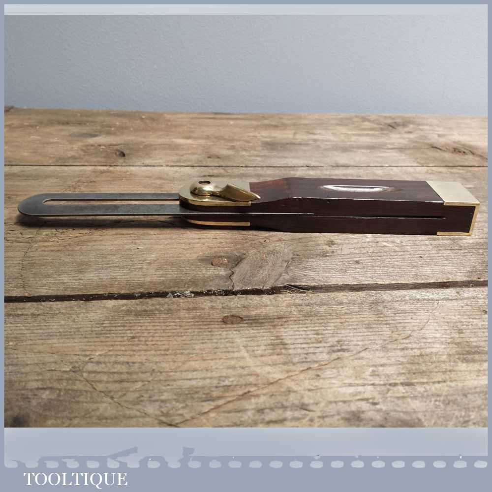 Good Vintage Quick Release Rosewood & Brass Bevel