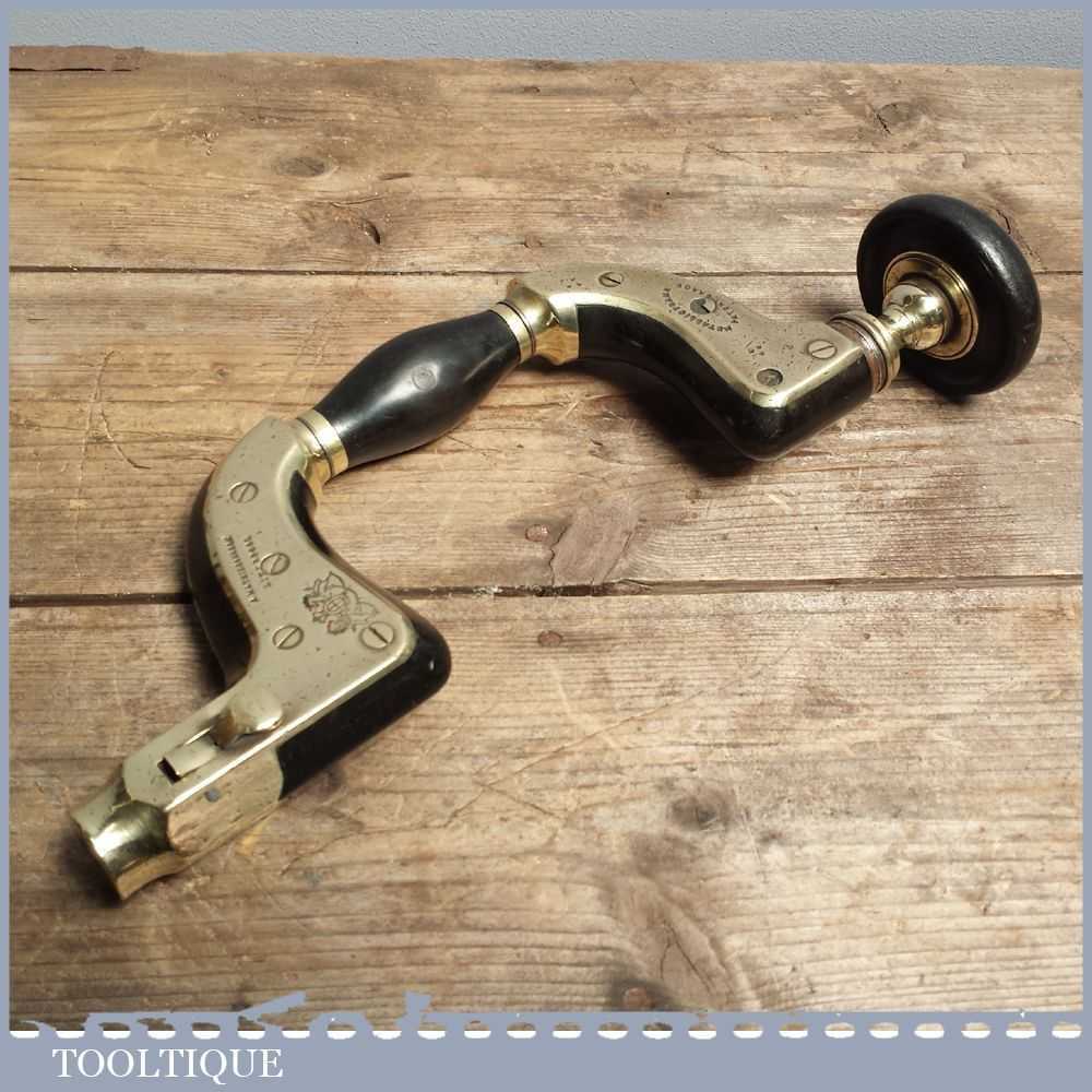 A Mathieson Ebony & Brass Metallic Frame Patent Ultimatum Brace