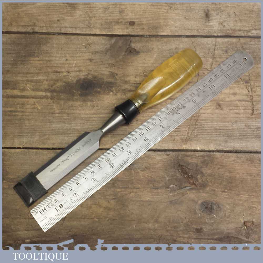 Richmond Shatterproof 1″ Wide Beveled Edge Chisel – New old Stock