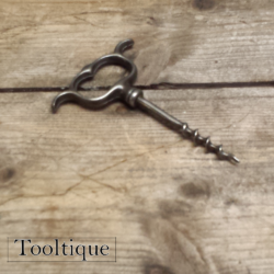 Vintage Steel Corkscrew In Good Condition - Kitchenalia