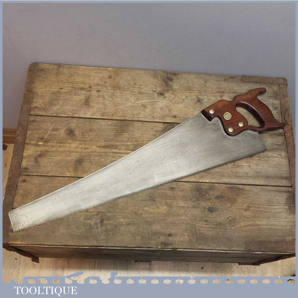 Super Vintage Disston Philadelphia USA 24″ Hand Saw 6 tpi