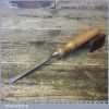 Vintage English Made Carpenter’s 3/8” Firmer Chisel - Fully Refurbished