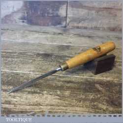 Vintage W Marples & Sons Carpenters 1/16” Firmer Chisel - Fully Refurbished