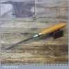 Vintage W Marples & Sons Carpenter’s 1/8” Sash Mortice Chisel - Sharpened Honed