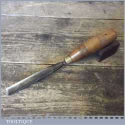 Vintage S J Addis 11/16” Straight Wood Carving Gouge Chisel