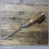 Vintage Carpenter’s 3/16” Firmer Chisel Reinforced Ash Handle - Sharpened Honed