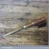 Vintage John Osborn Carpenter’s 1/4” Firmer Chisel Ash Handle - Sharpened Honed