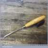 Vintage W.H Clay Carpenter’s 3/8” Firmer Chisel Boxwood Handle - Sharpened Honed