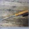 Vintage W Marples Carpenter’s 3/8” Firmer Chisel Ash Handle - Sharpened Honed