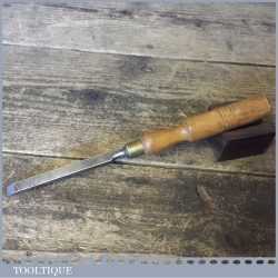 Vintage W Marples Carpenter’s 3/8” Firmer Chisel Ash Handle - Sharpened Honed