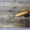 Vintage W Marples & Sons Carpenter’s 3/16” Firmer Chisel - Sharpened Honed
