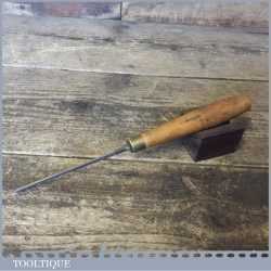 Vintage Carpenter’s 3/32” Firmer Chisel Boxwood Handle - Sharpened Honed