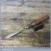 Unusual Vintage R Sorby ½” Woodcarving Upturned Flat Chisel - Sharpened Honed