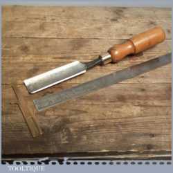 Vintage Forged Steel Gouge Chisel By Ward And Payne