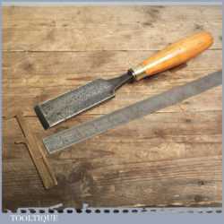 Vintage Forged Steel Firmer Bevel Edge Chisel - Warranted Steel