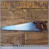 Vintage 22” Henry Disston Philadelphia USA D8 Cross Cut Panel Saw 11 TPI - Sharpened