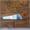Vintage No: 122 Tyzack & Turner Nonpareil 24” Cross Cut Panel Handsaw 6 TPI - Sharpened