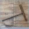 Vintage Wm Ridgeway 1” Timber Framing Auger Bit - Good Condition