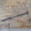 Vintage C.E. Jennings & Co 1 1/8” Scotch Barrel Eyed Timber Framing Auger Bit