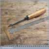 Vintage Forged Steel 1/4" Mortice Chisel - Sharpened and Honed