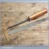 Vintage Forged Steel 1/4" Mortice Chisel By Moulson Brothers