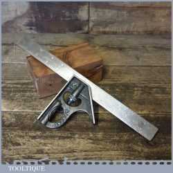 Vintage J Rabone & Sons Adjustable Sliding Square - Fully Refurbished