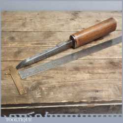 Vintage Forged steel Mortice Chisel - Ward And Payne Of Sheffield