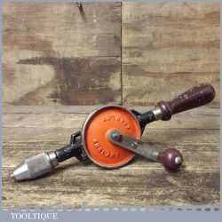 Vintage Stanley No: 803 Egg Beater Double Pinion Hand Drill - Good Condition