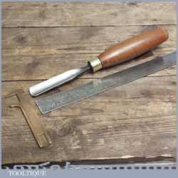 Vintage Forged Steel 3/4" Bevel Edged Carving Chisel