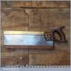 Vintage Taylor Brothers 14” Brass Back Bench Saw 11 TPI - Sharpened