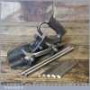 Vintage Record No: 044 Plough Plane With 6 Cutters - Fully Refurbished