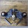 Vintage Record No: 071 Hand Router Plane - Depth Stop 3 Irons