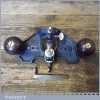 Vintage Record No: 071 Hand Router Plane - Fence Depth Stop 2 Irons