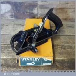 Vintage Boxed Stanley England No: 78 duplex Rabbet Plane - Fully Refurbished