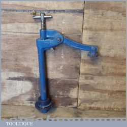 Vintage Woden X110 Bench Holdfast Complete Locking Clamp - Good Condition