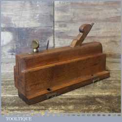 Antique Beechwood Moving Sash Fillister Plane - Good Condition